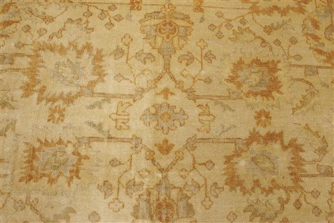 Oushak Beige Hand Knotted 81 X 910  Area Rug 250-21600 Image 14