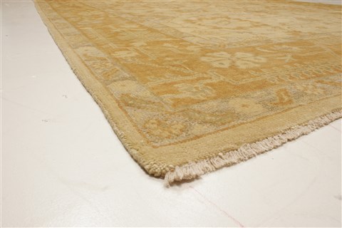 Oushak Beige Hand Knotted 81 X 910  Area Rug 250-21600 Image 18