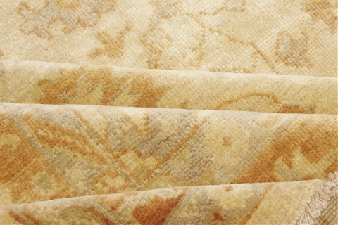 Oushak Beige Hand Knotted 81 X 910  Area Rug 250-21600 Image 8