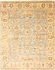 Oushak Green Hand Knotted 79 X 99  Area Rug 250-21602 Thumb 0