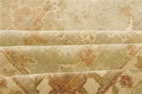 Oushak Green Hand Knotted 80 X 910 Area Rug 250-21604 Image 13