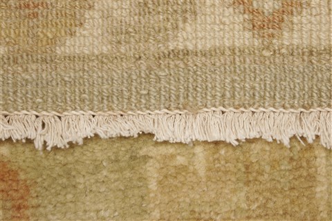 Oushak Green Hand Knotted 80 X 910 Area Rug 250-21604 Image 16