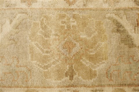 Oushak Green Hand Knotted 80 X 910 Area Rug 250-21604 Image 1