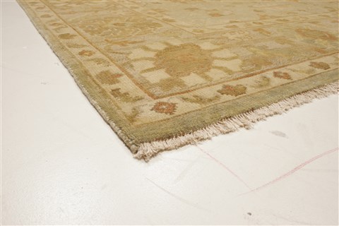 Oushak Green Hand Knotted 80 X 910 Area Rug 250-21604 Image 23