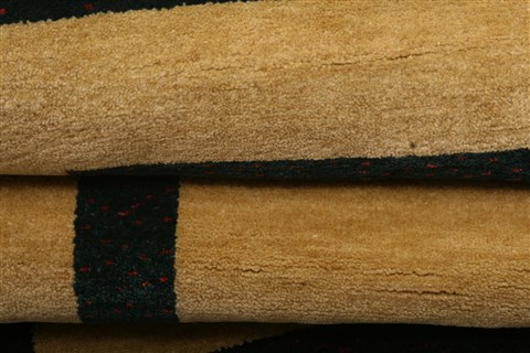 Gabbeh Brown Hand Knotted 35 X 53 Area Rug 100-21610 Image 4