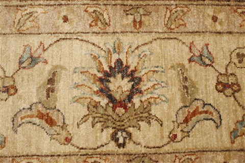 Ziegler Brown Hand Knotted 79 X 100  Area Rug 250-21611 Image 17