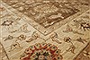 Ziegler Brown Hand Knotted 79 X 100  Area Rug 250-21611 Thumb 16