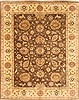 Ziegler Brown Hand Knotted 79 X 100  Area Rug 250-21611 Thumb 0
