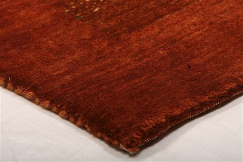 Gabbeh Red Hand Knotted 310 X 511 Area Rug 100-21615 Image 16