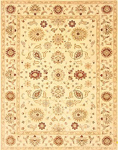 Ziegler Beige Hand Knotted 8'0" X 10'3"  Area Rug 250-21616