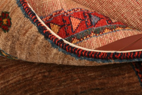 Gabbeh Yellow Hand Knotted 38 X 51 Area Rug 100-21617 Image 8