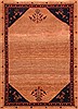 Gabbeh Yellow Hand Knotted 38 X 51  Area Rug 100-21617 Thumb 0