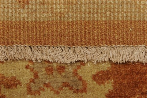 Oushak Brown Hand Knotted 80 X 102 Area Rug 250-21619 Image 13