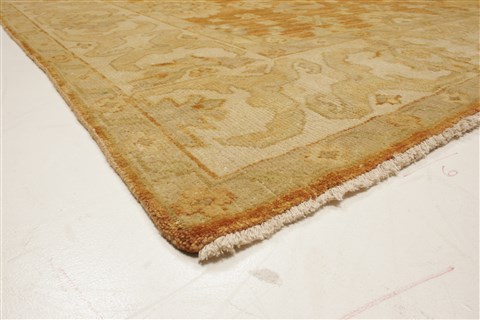 Oushak Brown Hand Knotted 80 X 99 Area Rug 250-21630 Image 17