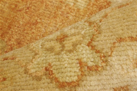 Oushak Brown Hand Knotted 80 X 99 Area Rug 250-21630 Image 1