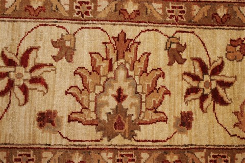 Pishavar Red Hand Knotted 711 X 911  Area Rug 250-21634 Image 17