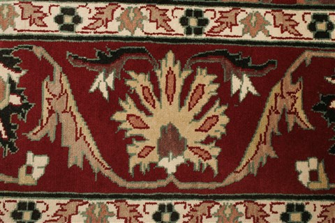 Pishavar Black Hand Knotted 710 X 911 Area Rug 250-21636 Image 15