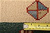 Gabbeh Green Square Hand Knotted 59 X 511  Area Rug 253-21637 Thumb 13