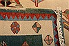 Gabbeh Green Square Hand Knotted 59 X 511  Area Rug 253-21637 Thumb 16