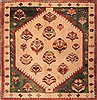 Gabbeh Green Square Hand Knotted 59 X 511  Area Rug 253-21637 Thumb 0