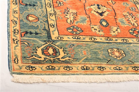 Oushak Red Hand Knotted 46 X 65  Area Rug 253-21644 Image 22