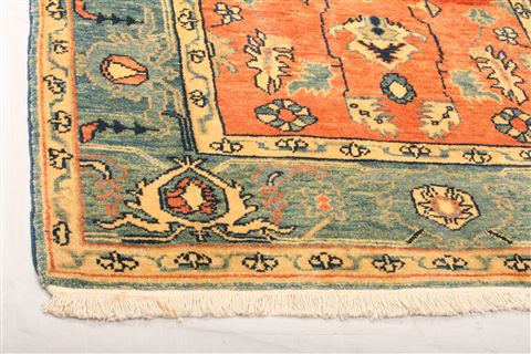 Oushak Red Hand Knotted 46 X 65  Area Rug 253-21644 Image 12