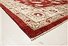 Pishavar Red Square Hand Knotted 89 X 97  Area Rug 250-21646 Thumb 21
