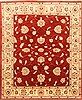 Pishavar Red Square Hand Knotted 89 X 97  Area Rug 250-21646 Thumb 0