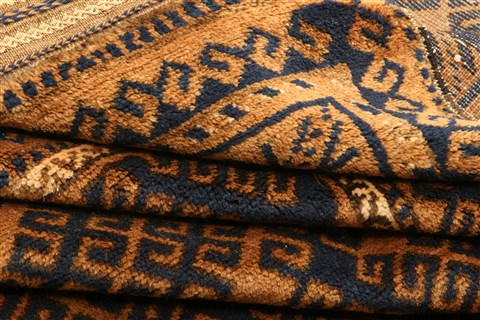 Baluch Yellow Hand Knotted 69 X 113 Area Rug 100-21651 Image 13
