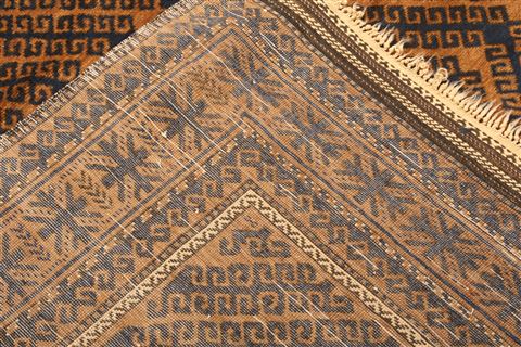 Baluch Yellow Hand Knotted 69 X 113 Area Rug 100-21651 Image 23