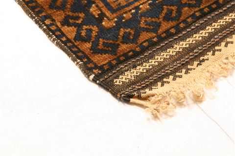 Baluch Yellow Hand Knotted 69 X 113 Area Rug 100-21651 Image 2