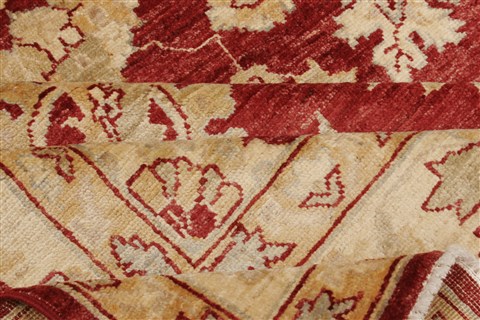 Pishavar Red Hand Knotted 73 X 108 Area Rug 250-21656 Image 11