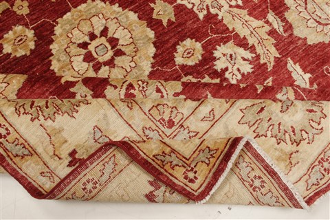 Pishavar Red Hand Knotted 73 X 108 Area Rug 250-21656 Image 12