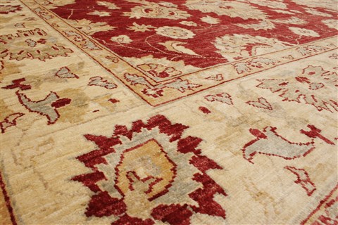 Pishavar Red Hand Knotted 73 X 108 Area Rug 250-21656 Image 15