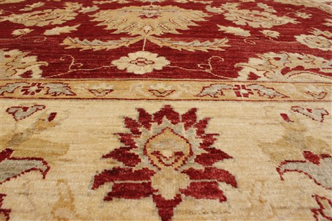 Pishavar Red Hand Knotted 73 X 108 Area Rug 250-21656 Image 16