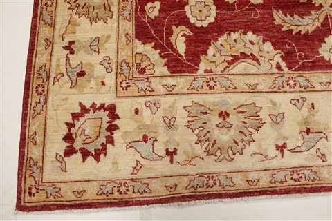 Pishavar Red Hand Knotted 73 X 108 Area Rug 250-21656 Image 18