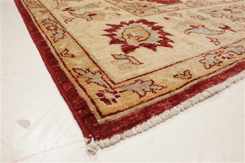 Pishavar Red Hand Knotted 73 X 108 Area Rug 250-21656 Image 19