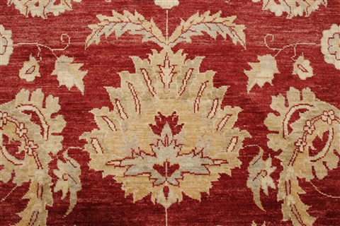 Pishavar Red Hand Knotted 73 X 108 Area Rug 250-21656 Image 1