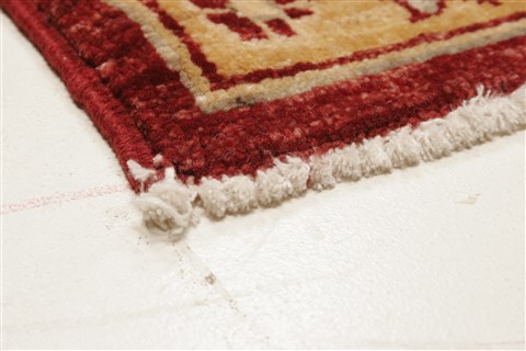 Pishavar Red Hand Knotted 73 X 108 Area Rug 250-21656 Image 21