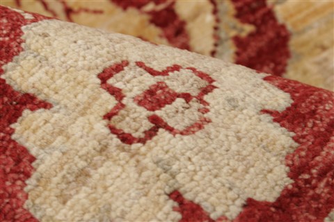 Pishavar Red Hand Knotted 73 X 108 Area Rug 250-21656 Image 4