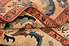 Pishavar Beige Hand Knotted 83 X 99 Area Rug 100-21657 Thumb 8