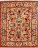 Pishavar Beige Hand Knotted 83 X 99  Area Rug 100-21657 Thumb 0