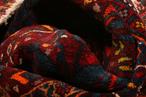 Afshar Red Hand Knotted 611 X 911 Area Rug 100-21659 Image 17