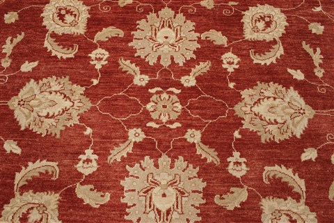 Pishavar Brown Hand Knotted 83 X 100 Area Rug 250-21670 Image 16