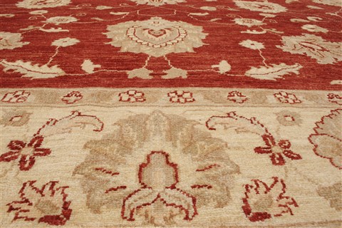 Pishavar Brown Hand Knotted 83 X 100 Area Rug 250-21670 Image 17