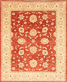 Pishavar Brown Hand Knotted 8'3" X 10'0"  Area Rug 250-21670