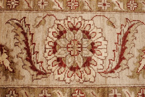 Pishavar Red Square Hand Knotted 89 X 96 Area Rug 250-21672 Image 15