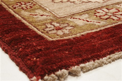 Pishavar Red Square Hand Knotted 89 X 96 Area Rug 250-21672 Image 20