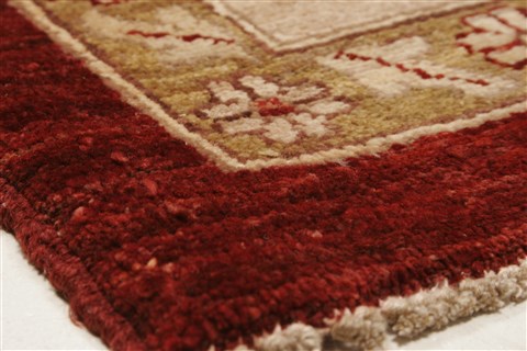 Pishavar Red Square Hand Knotted 89 X 96 Area Rug 250-21672 Image 22