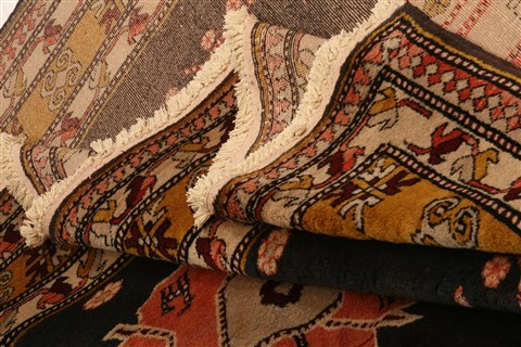 Kazak Brown Hand Knotted 610 X 95 Area Rug 100-21675 Image 7